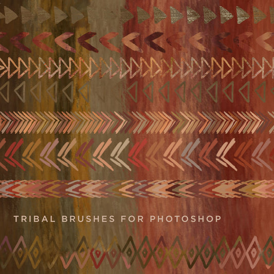 Hip Tribal Pattern Brushes for Photoshop