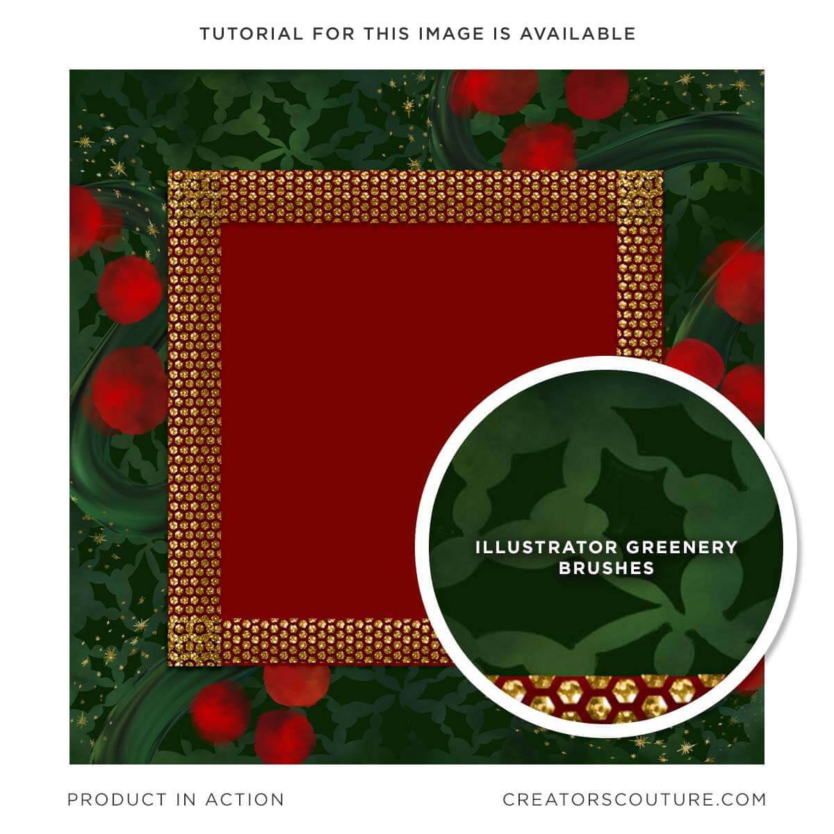 adobe illustrator holiday greenery brushes