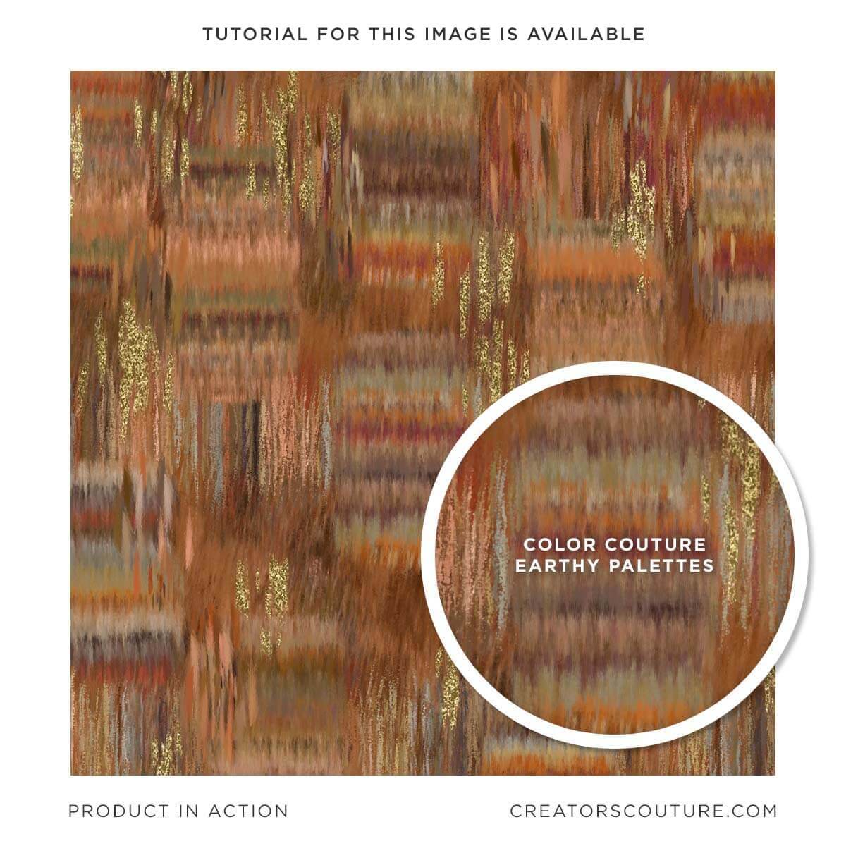 earthy multicolor photoshop brush color blends palettes, textile inspired digital background