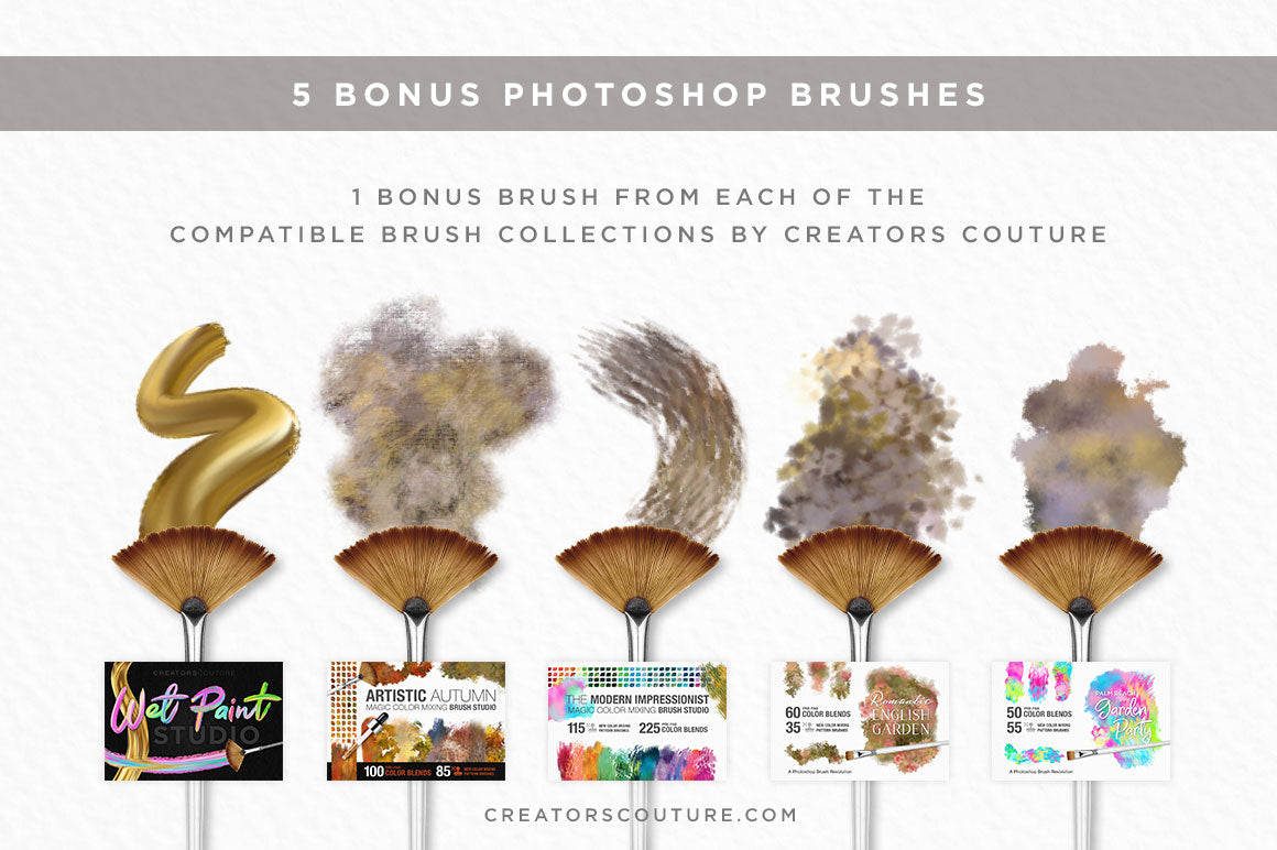 Color Couture "Gilded Undergrowth" | Fashion Inspired Photoshop Brush Color Palettes - Creators Couture