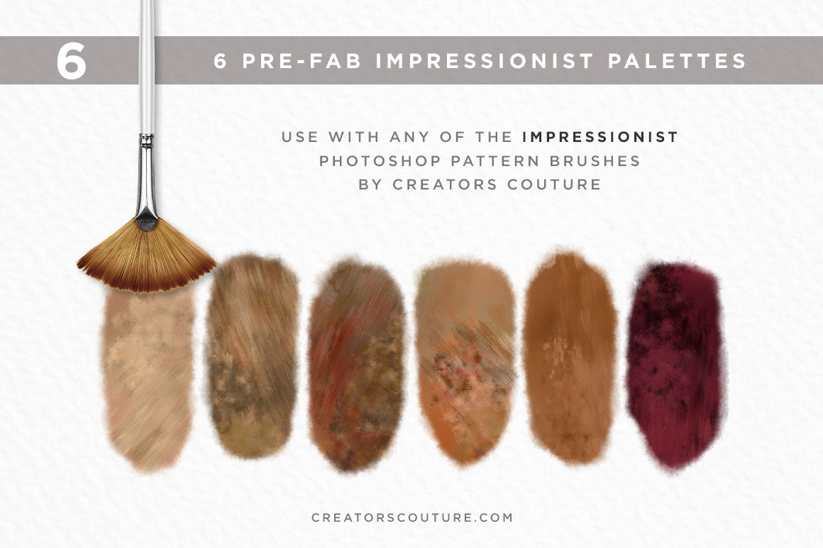 Color Couture "Earthy & Fantastical" | Fashion Inspired Photoshop Brush Color Palettes - Creators Couture