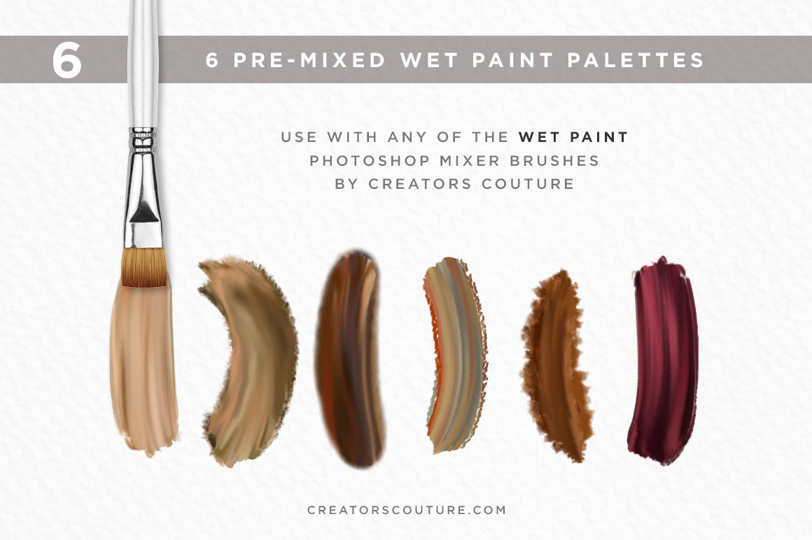 Color Couture "Earthy & Fantastical" | Fashion Inspired Photoshop Brush Color Palettes - Creators Couture