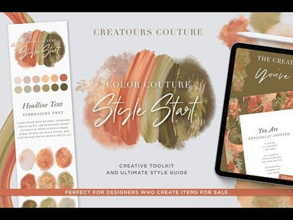 Style Start "Tropical Fall" | Complete Creative Toolkit & Style Guide