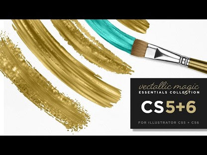 Vectallic Magic CS5+ Illustrator Brushes: The Essentials Collection