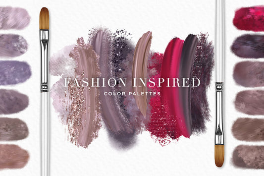 Fashion inspired color palettes: Paint in the colors of the runway!