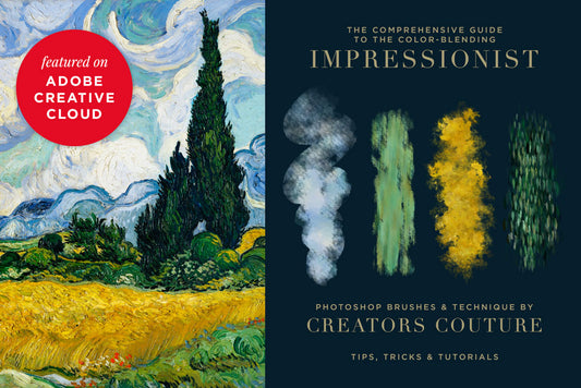 The Ultimate Guide to Multi-Color "Impressionist" Photoshop Brush Technique | Free Brushes on Adobe Creative Cloud