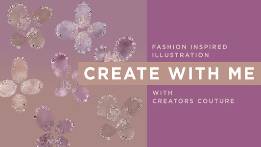 Delicate Shimmery Flower Art Inspired by Runway Style: Photoshop Tutorial