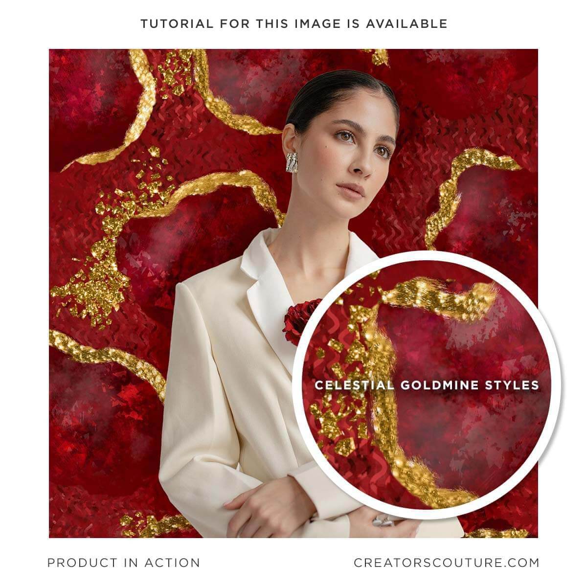 Gold & Unpolished Crystal, Gemstone & Jewel Digital Textures, ruby artwork illustration