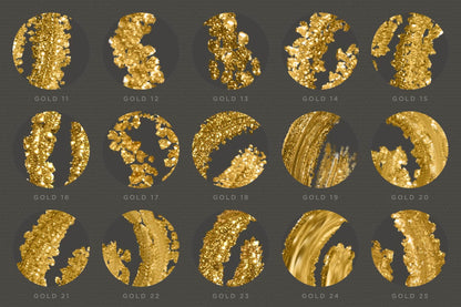 24K Gold Photoshop Brush Magic: Liquid Metallic Gold Brush Strokes