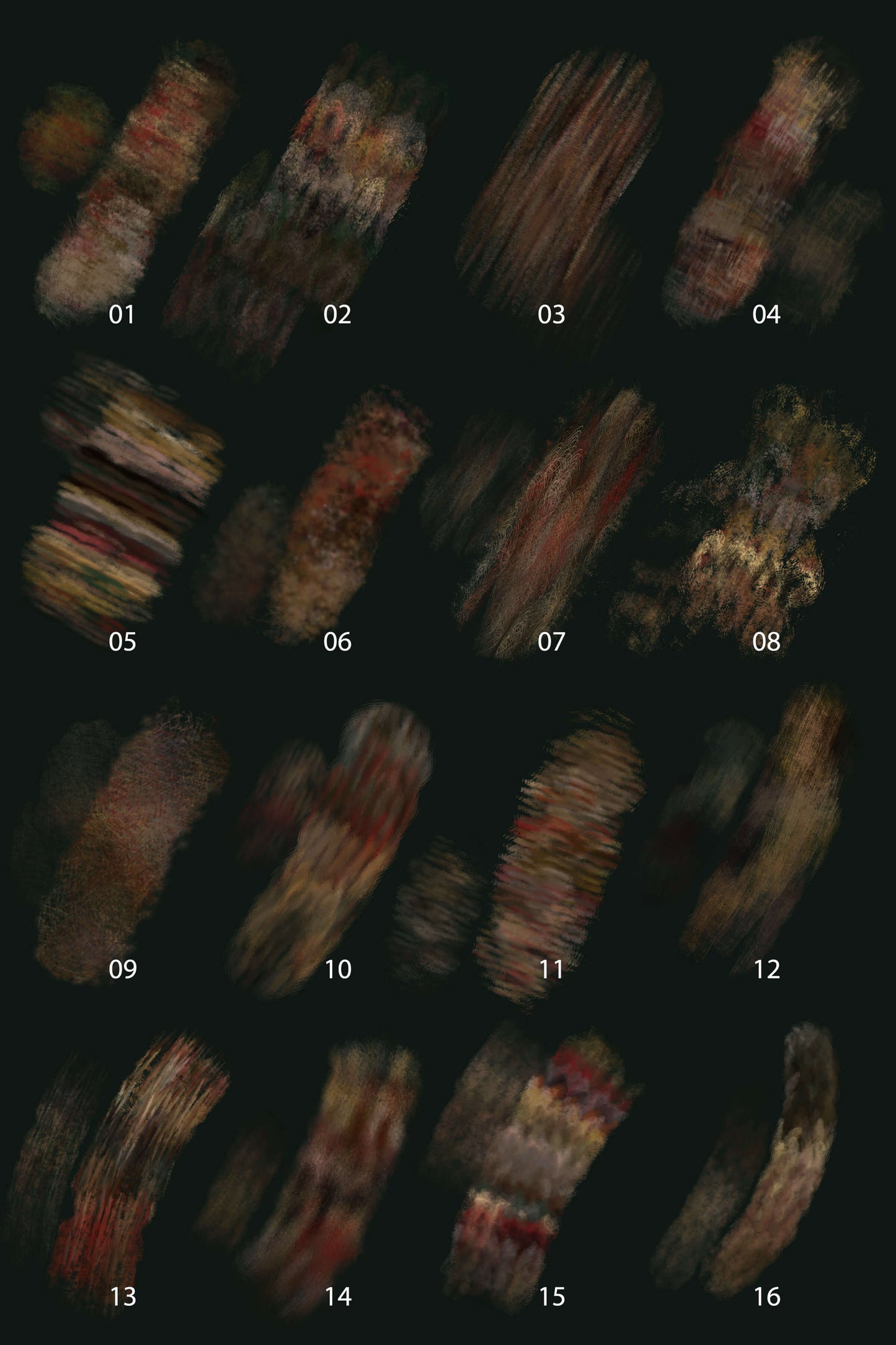 Fantastic Fiber Effect: Artistic Multicolor Photoshop Brushes Inspired by Textiles and Fiber Textures