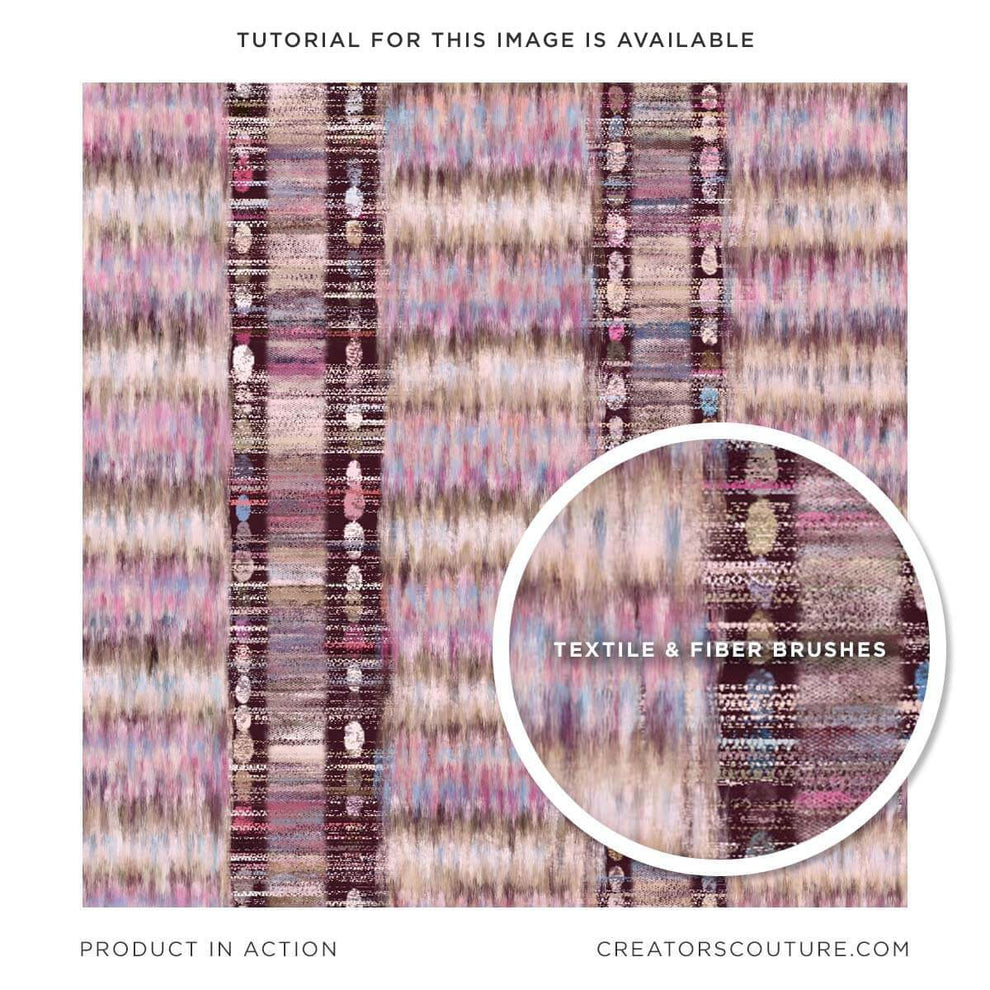 Thread & Textile Couture Inspired Color-Blending Photoshop Brushes ...