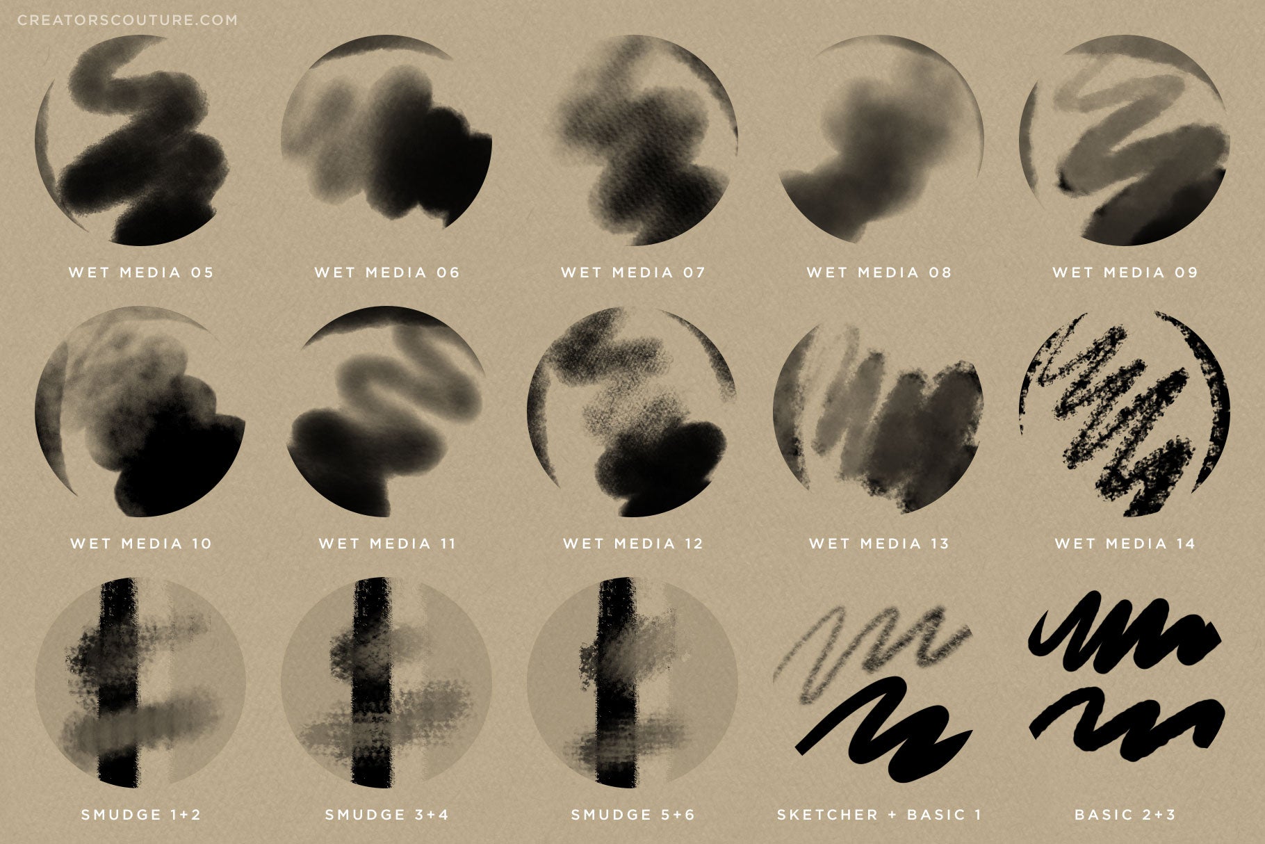 Brushwerk Your New Essential Fashion-Inspired Photoshop Brush preview sheet 4