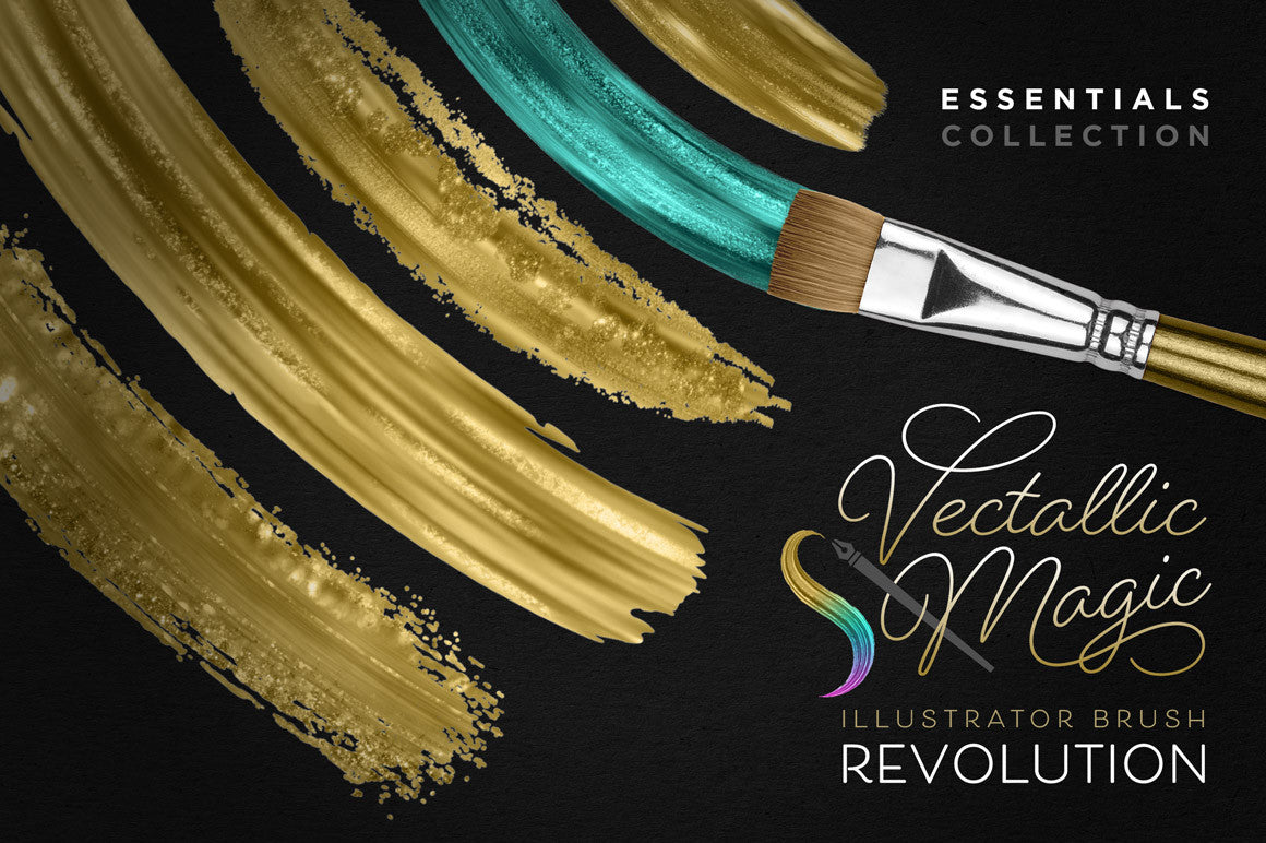 Vectallic Magic Illustrator Brush Revolution: The Essentials Collection - Creators Couture