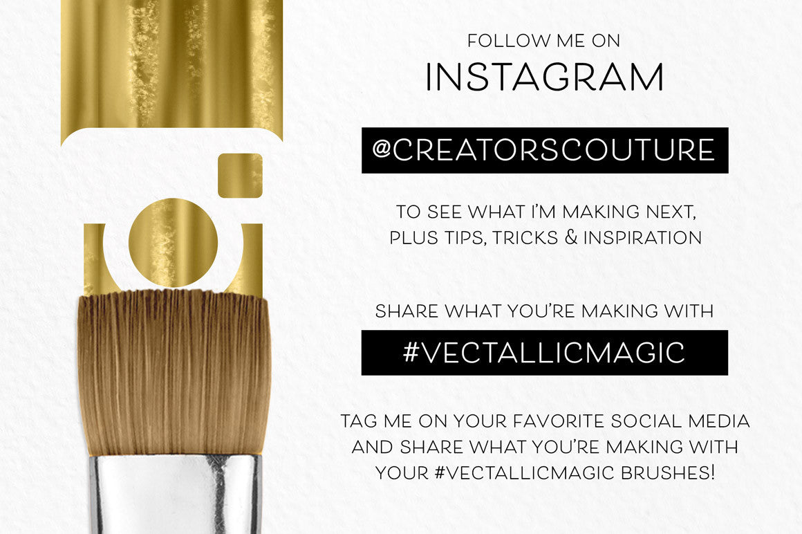 Vectallic Magic Illustrator Brush Revolution: The Megapack - Creators Couture