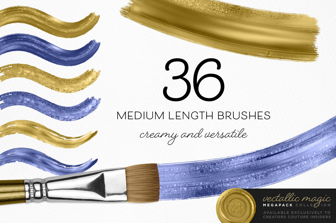 Vectallic Magic Illustrator Brush Revolution: The Megapack - Creators Couture