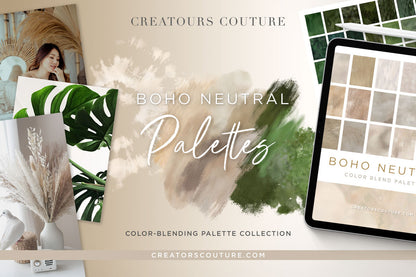 boho neutral color palettes cover image