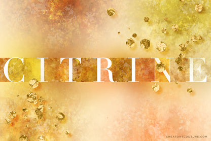 unpolished citrine textures for procreate and photoshop