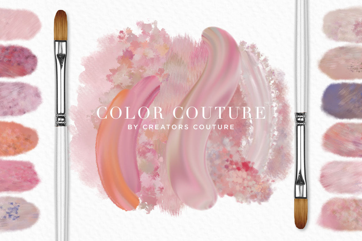 Color Couture "Pastel Perfection" | Fashion Inspired Photoshop Brush Color Palettes - Creators Couture