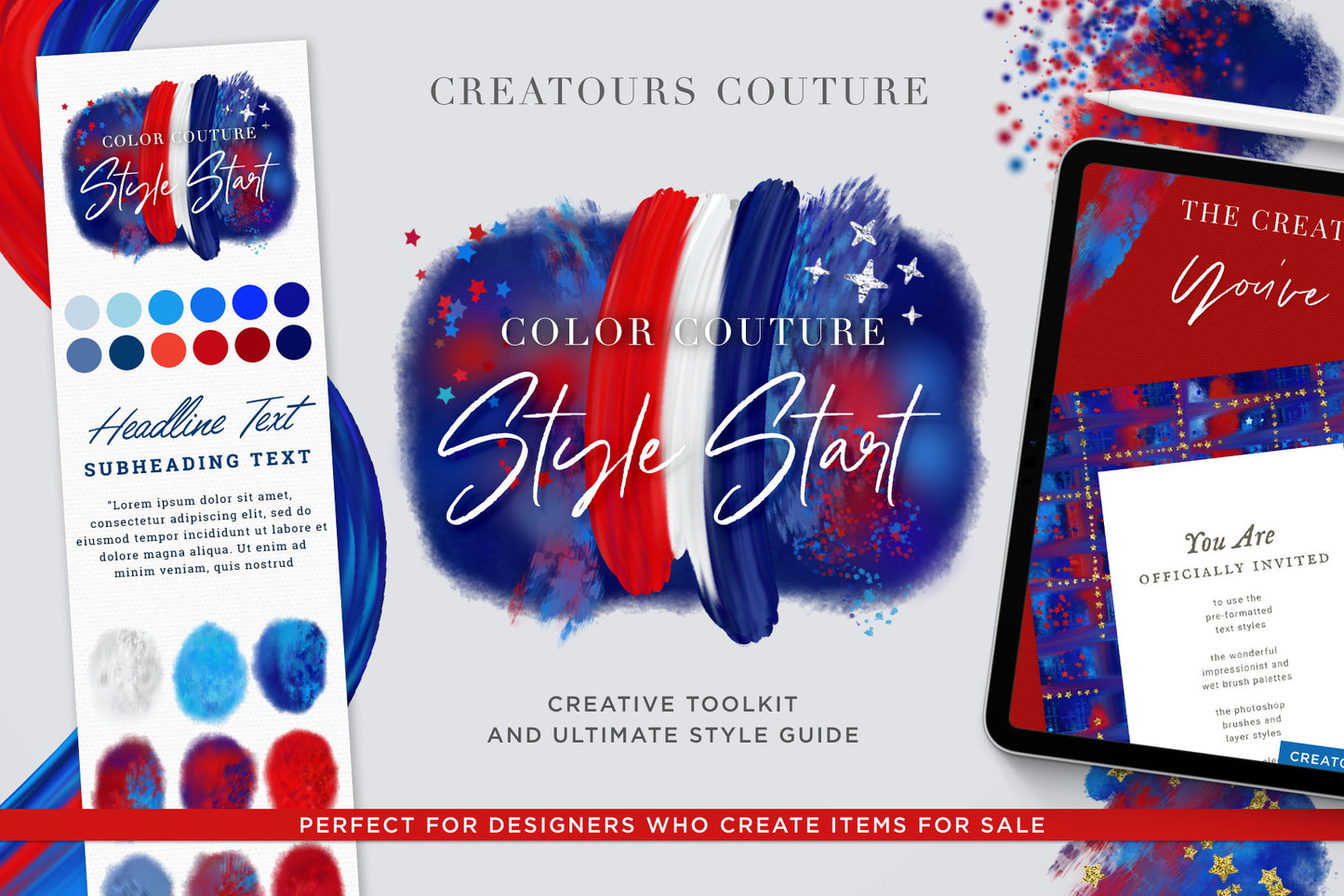 Style Start "Celebration" | Patriotic Creative Kit & Style Guide - Creators Couture