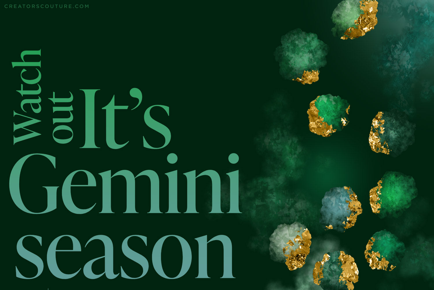 raw unpolished emerald textures for design and illustration - zodiac sample