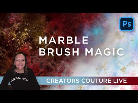 marble photoshop brush introduction and tutorial on youtube