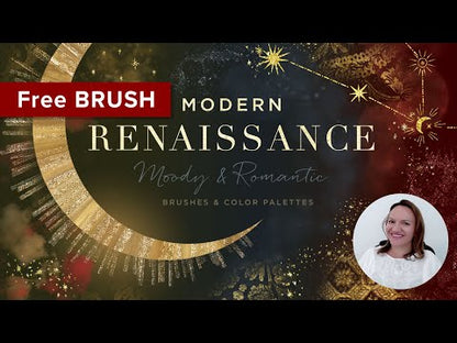 Modern Renaissance: Moody & Romantic Couture-inspired Palettes & Brushes