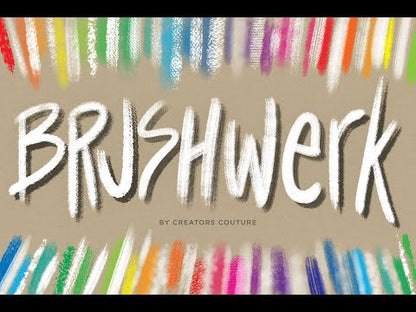 natural media photoshop brushes, realistic texture, pencils, pastels, charcoal, inks, gouache & watercolor, tutorial video on how to load and use the brush collection