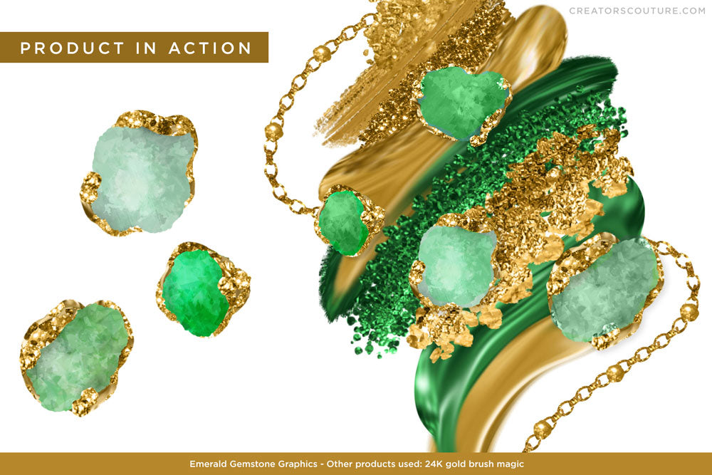 Luxe Illustrated Gemstones: Jewel, Crystal, Birthstone, & Gem Artwork –  Creators Couture