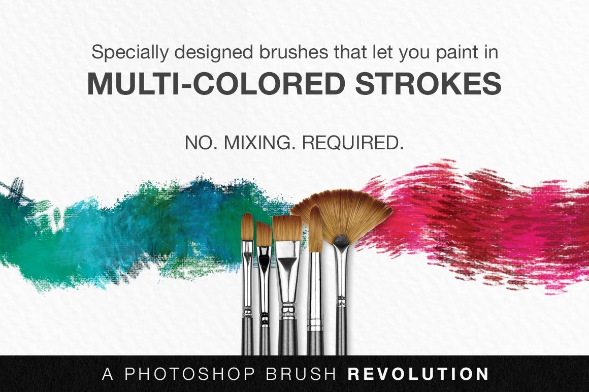Impressionist Color Blending Photoshop Brushes explainer image