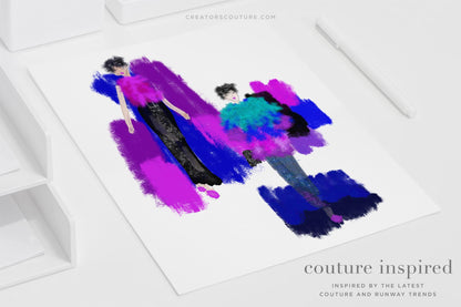 Glam Pop Couture-Inspired Glittery Digital Backgrounds/Textures, fashion inspo
