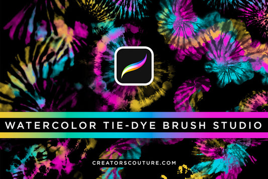 Procreate Tie-Dye Brush cover image
