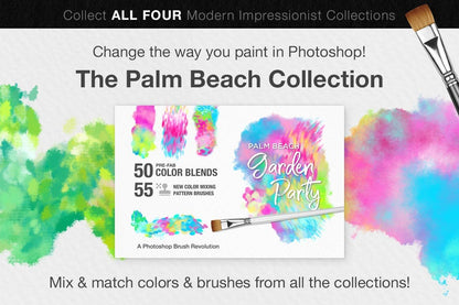 palm beach brush collection preview graphic